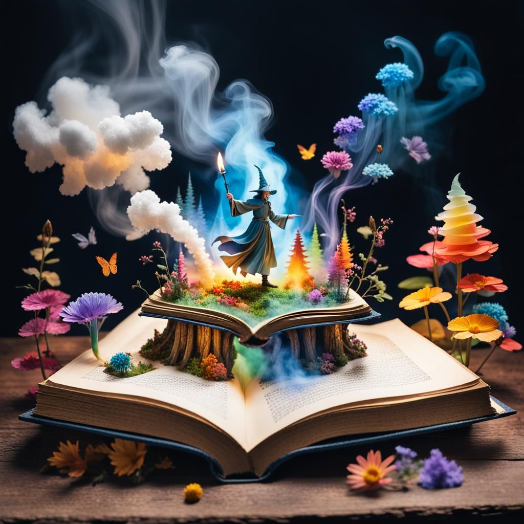 Enchanted Fairy Emerges From Pop-Up Book