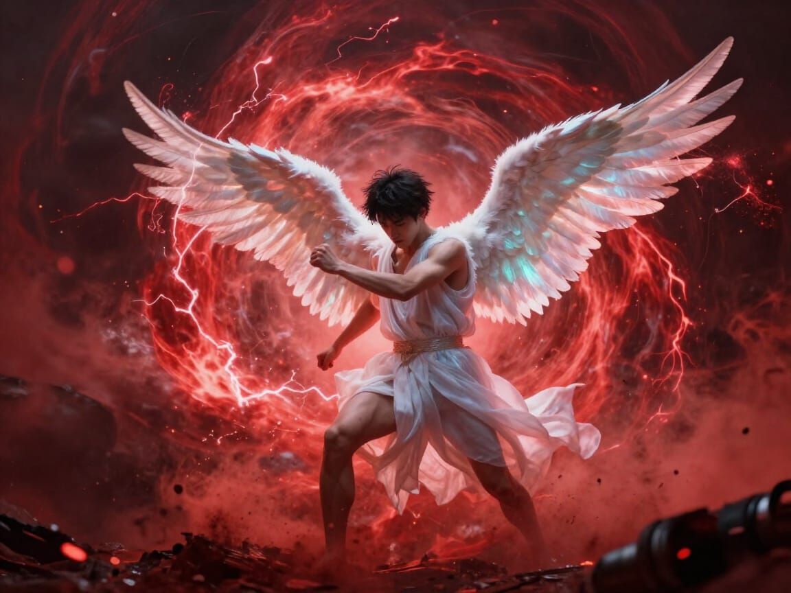 Against the crimson storm