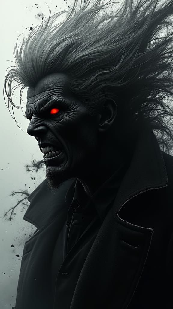 Ominous Figure Emerges From Shadows in Cinematic Masterpiece