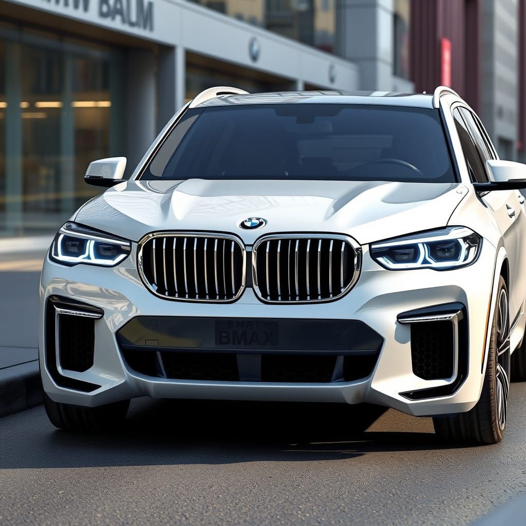 Luxury BMW SUV Prototype in Ultra-Detailed 3D Render