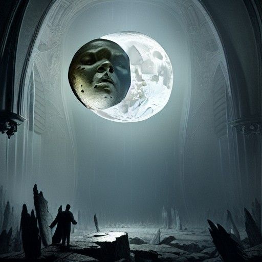 Sinister Supercomputer Moon Split in Half