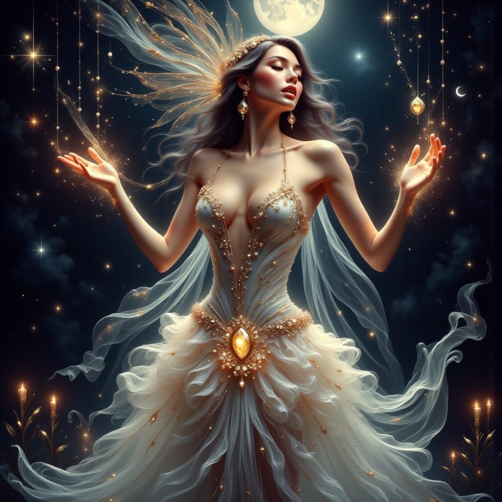 Ethereal Beauty in a Gala Setting