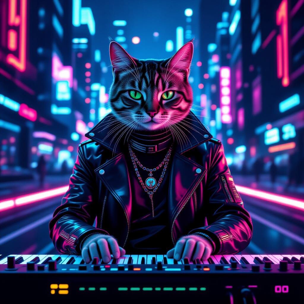 cool cat synth pop music band