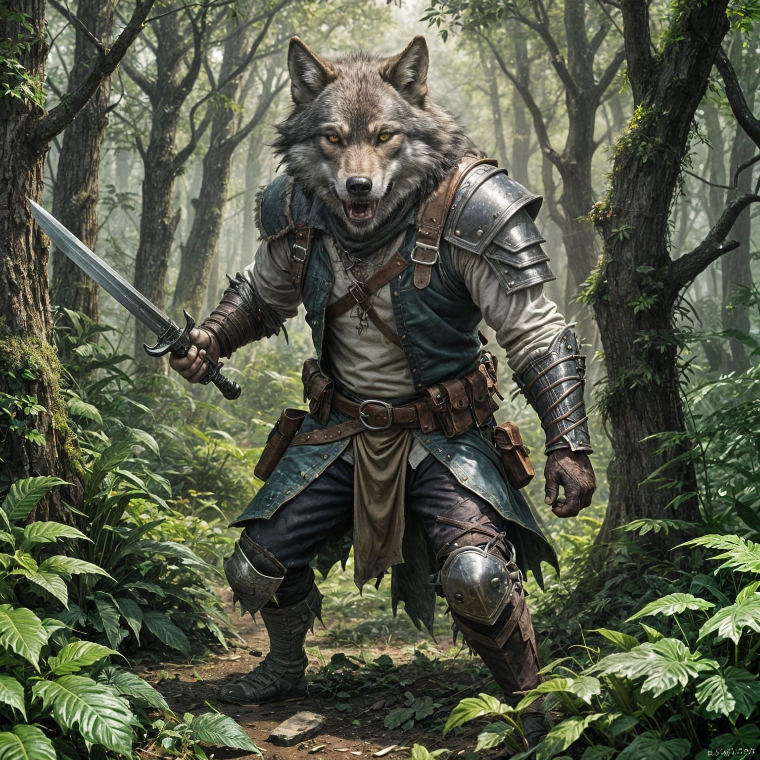 Wolf Man Rogue in Stealthy Ambush