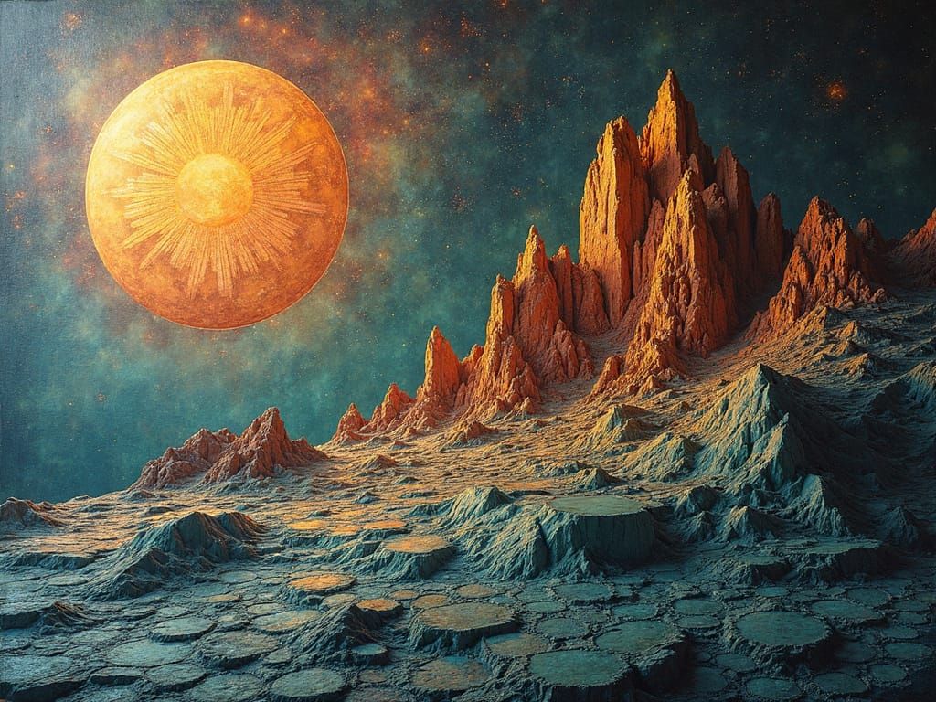 Topographical Suprareal Freestanding Grapheme Olivine Techno...