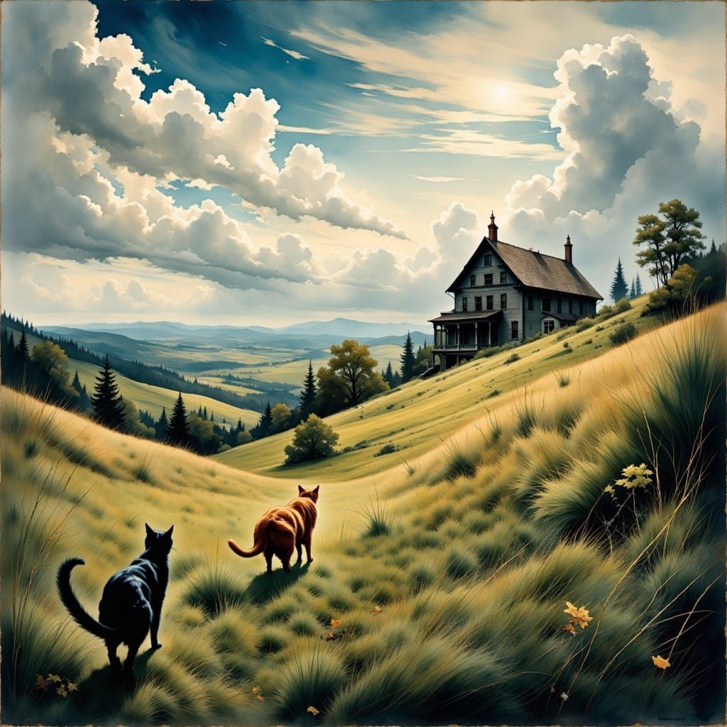 Mister Flibbles stopped and regarded the deserted house with distrust.