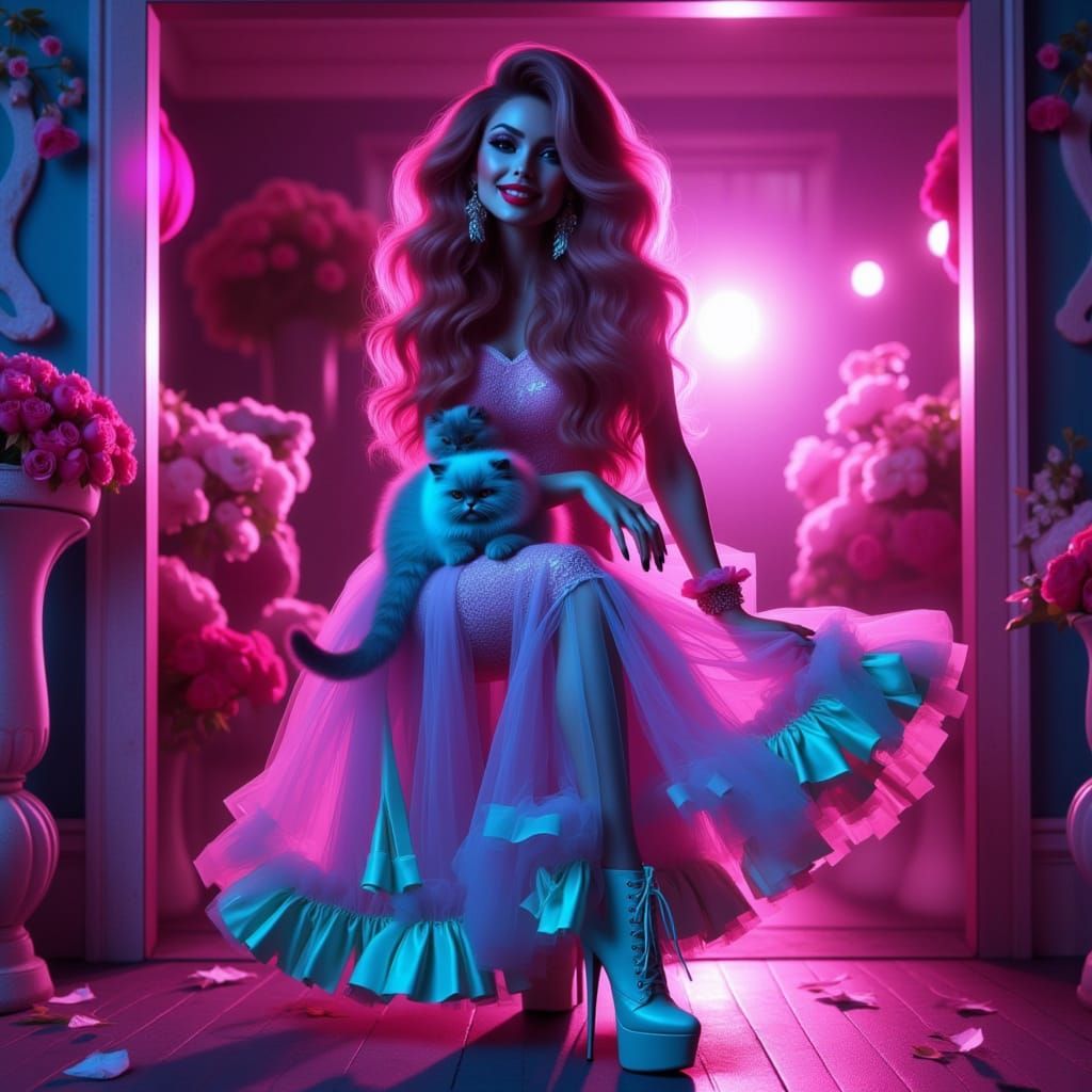 Vampire Chic in Neon Pastels