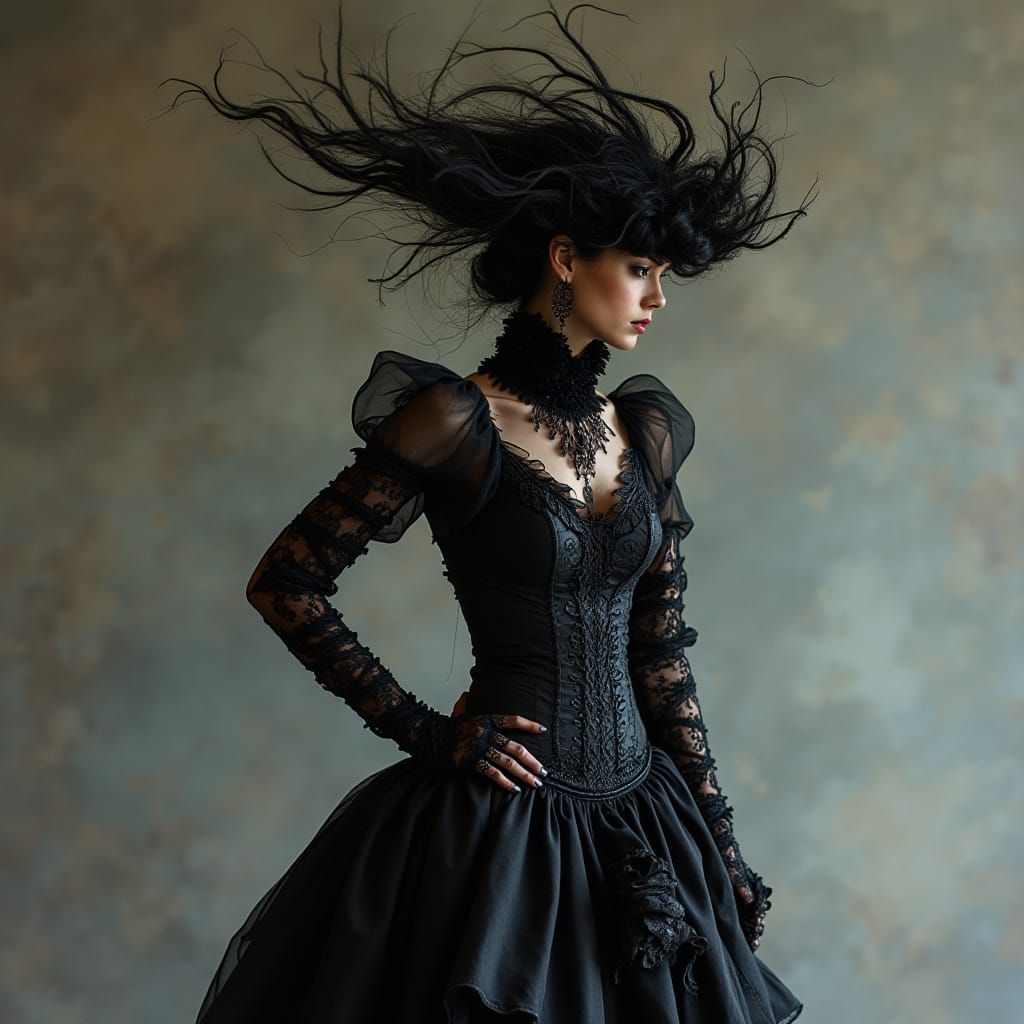 Avant Garde Fashion Photo of Woman