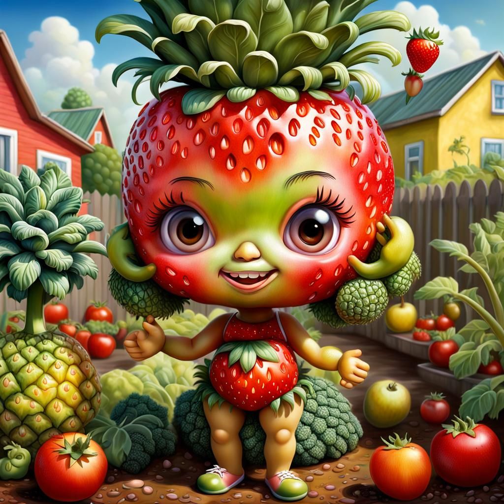 Strawberry Chibbi girl