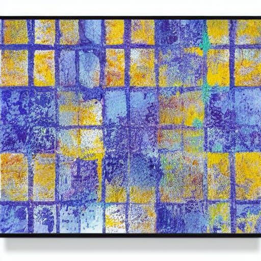 Disco floor inspired art