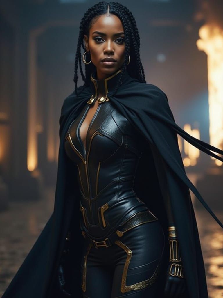 War Goddess in Stealth Suit