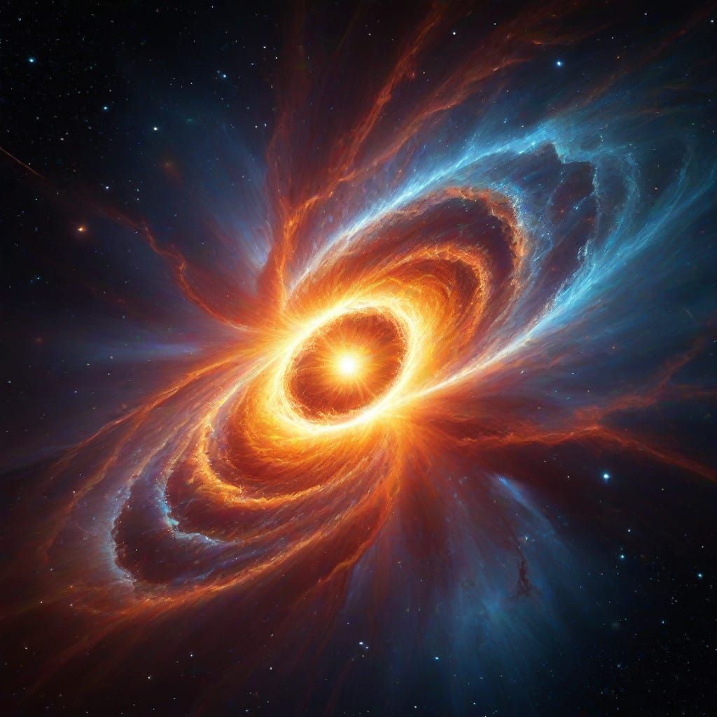 Celestial Vortex: A Maelstrom of Star Formation