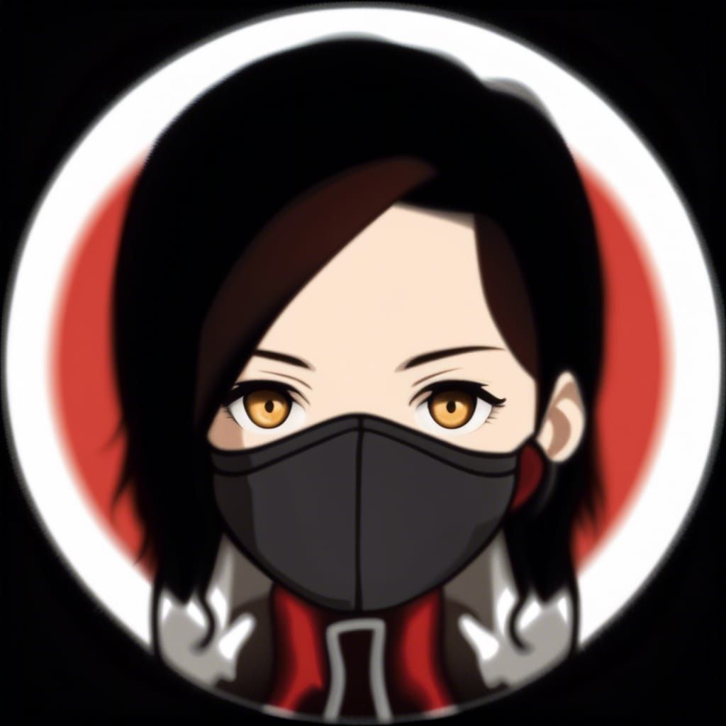 Anime Style Portrait with Rock On Gesture