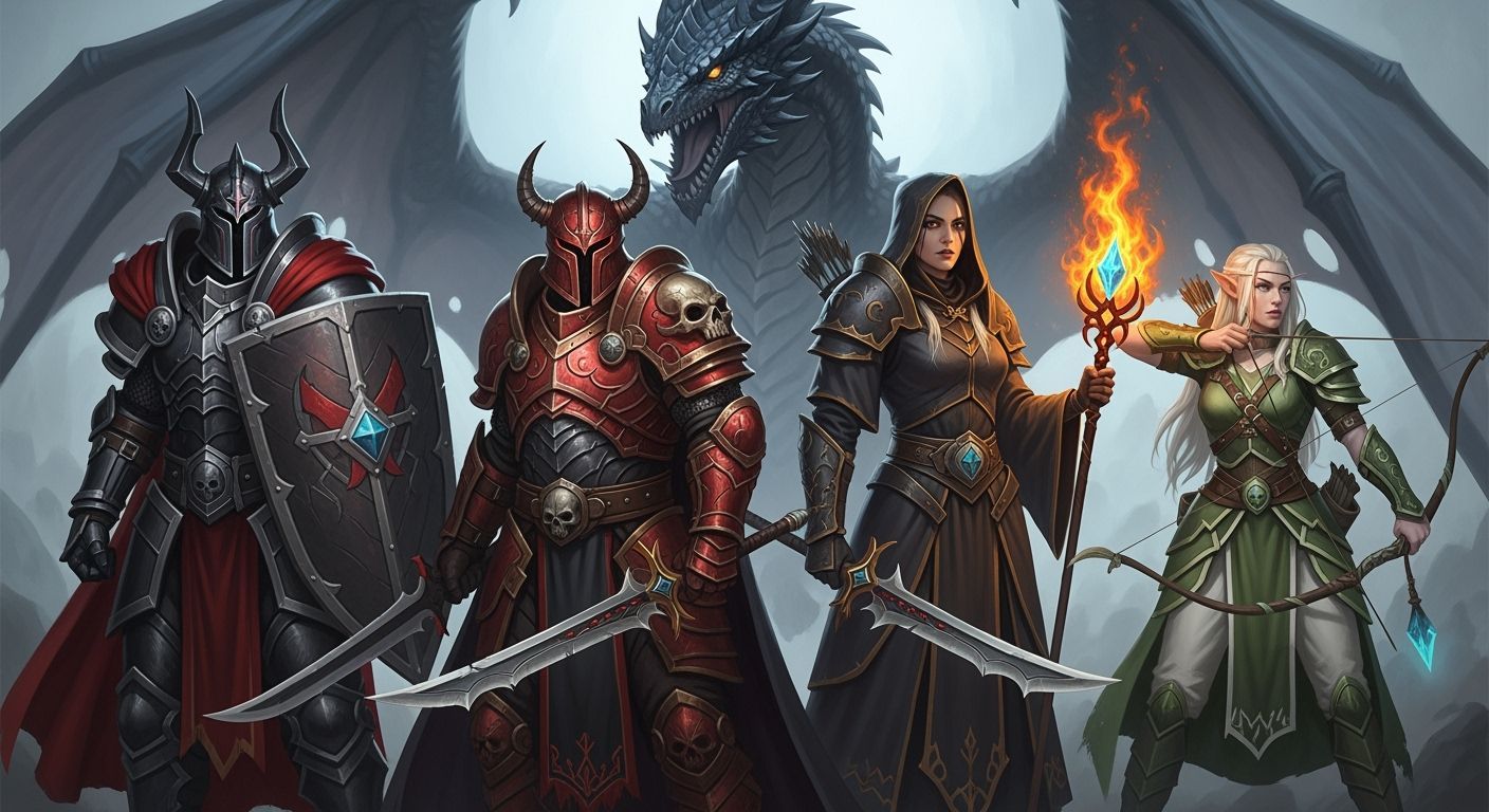 Epic Confrontation: Adventurers Versus Obsidian Dragon