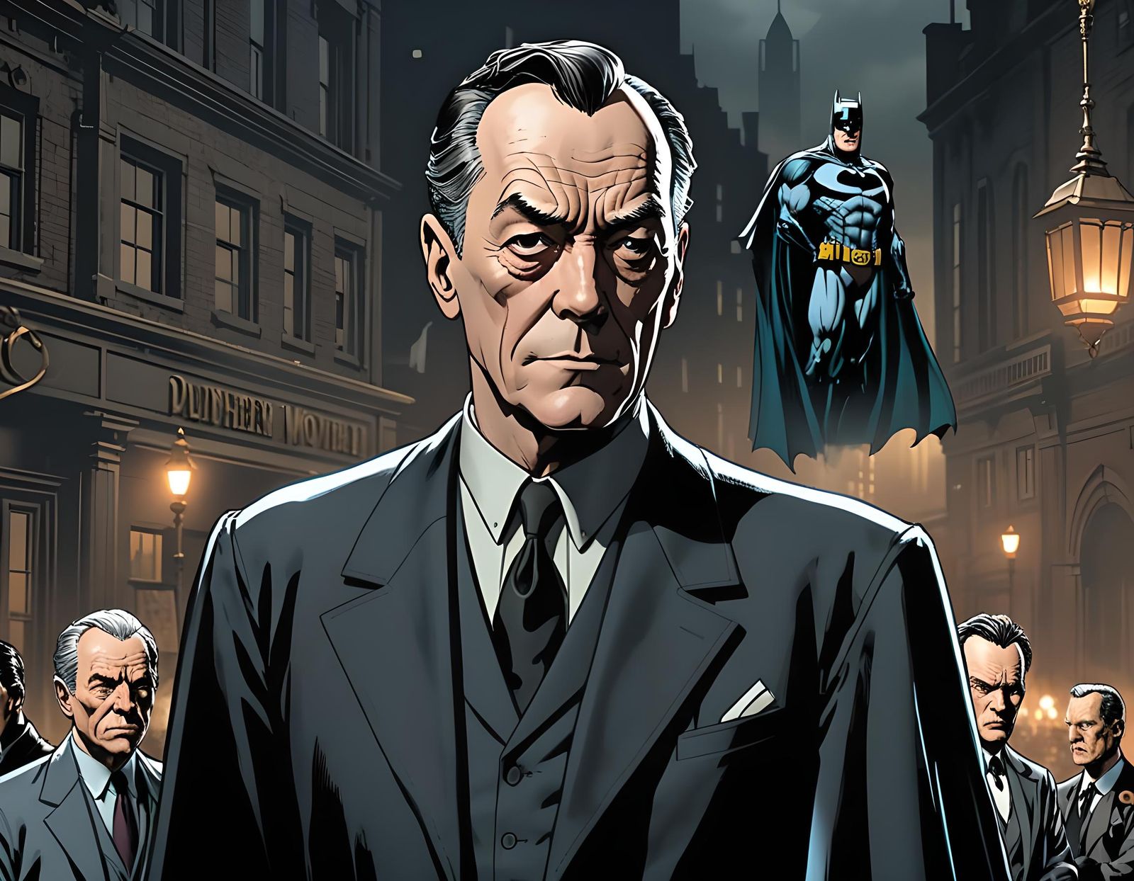 Alfred Pennyworth in McFarlane Comic Book Style