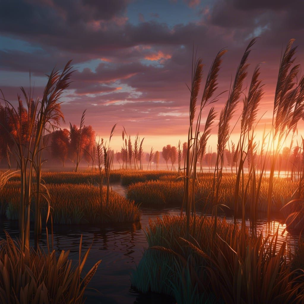 The fields of reeds