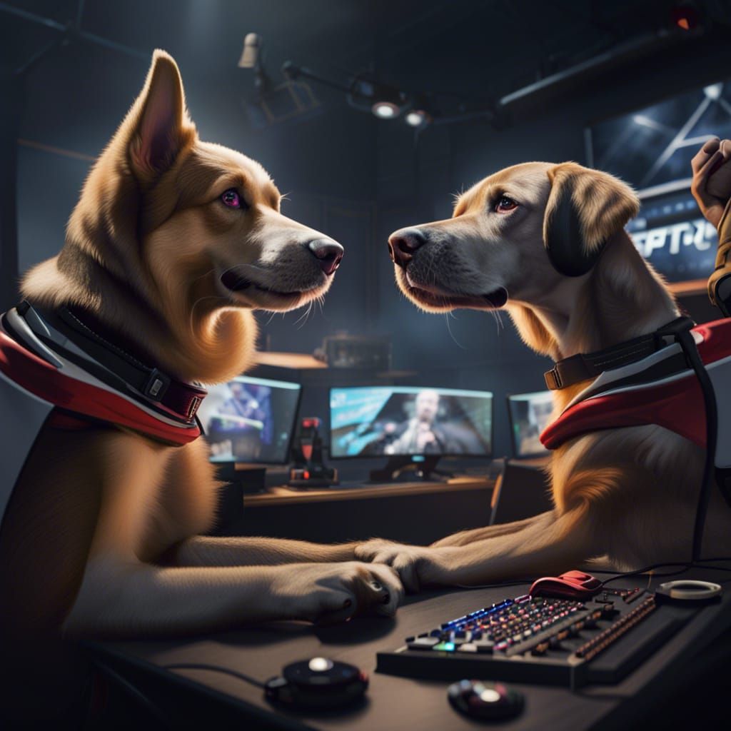 Dogs Compete in Esports Tournament