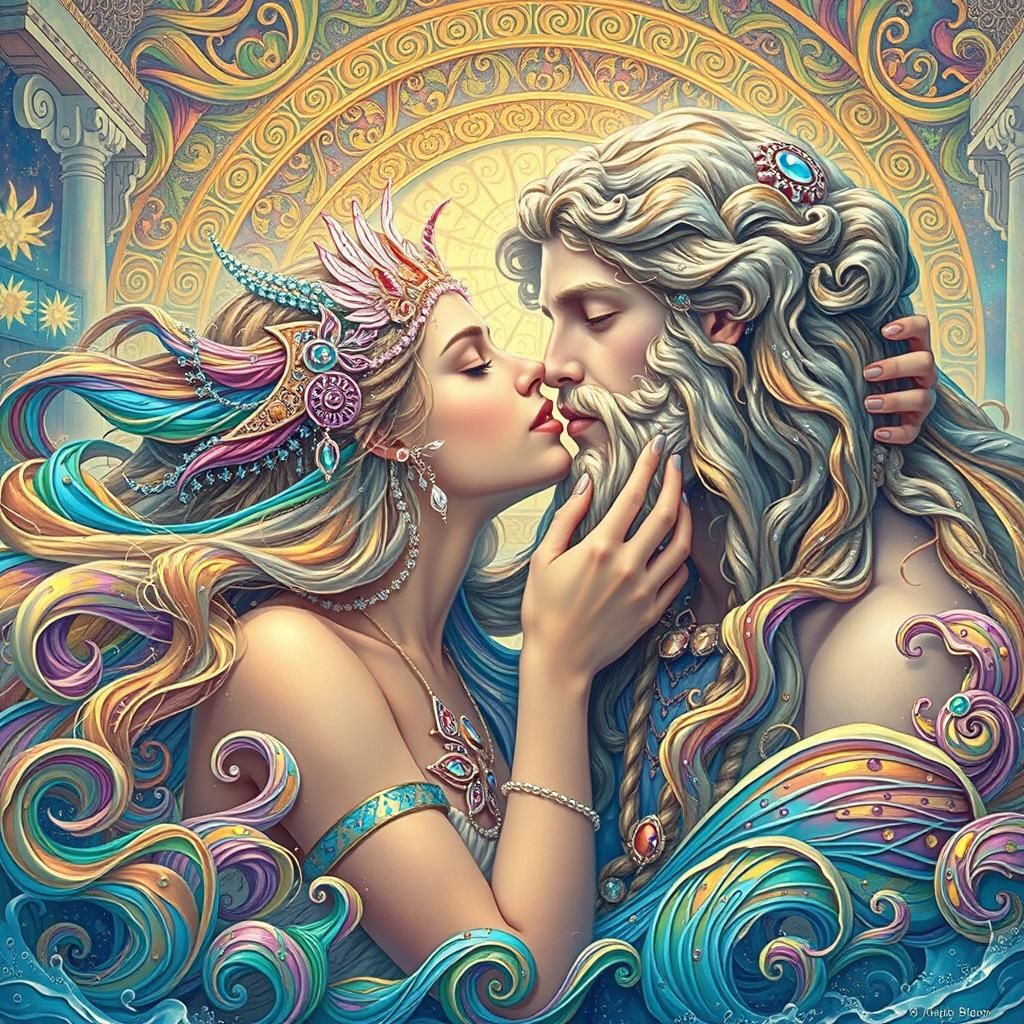Forbidden love: Medusa falls in love with God Poseidon