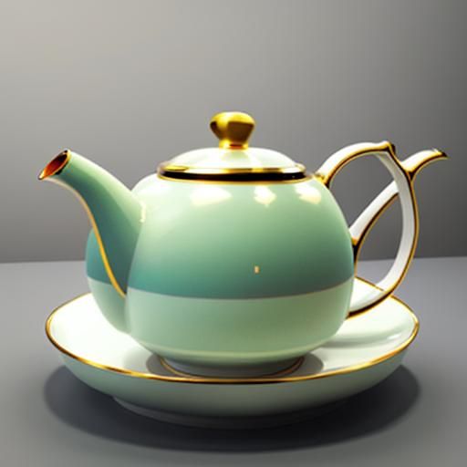 Art Deco Rabbit Teapot in Art Deco Style