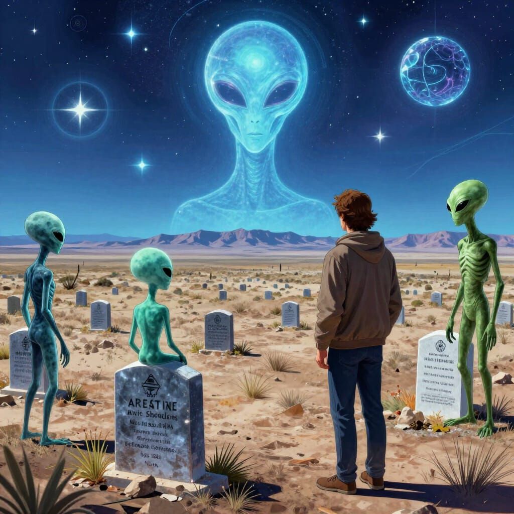 Alien Visitors at Groom Mine Near Area 51