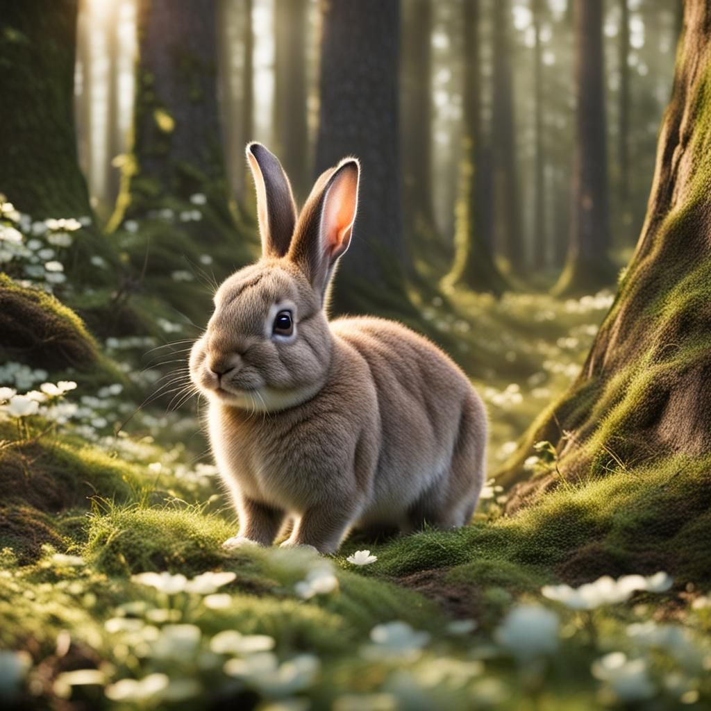 Rabbit in Forest