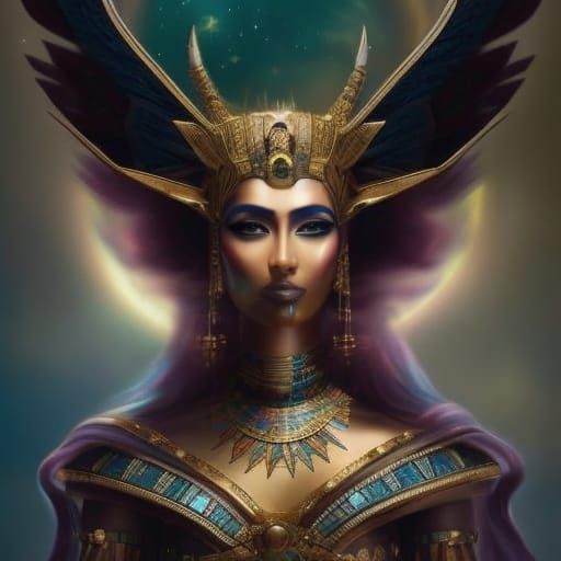 Egyptian Goddess of the Night Sky