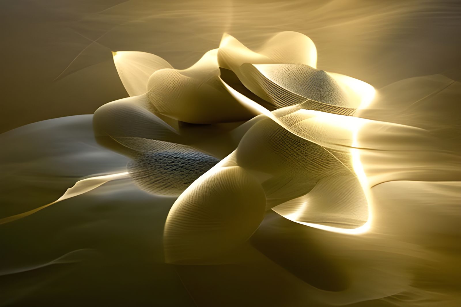 Cats on Antique Furniture in Surreal Style