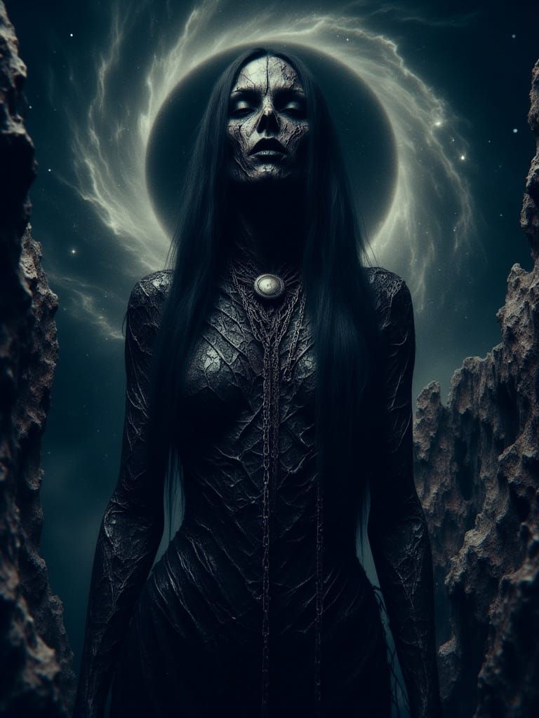 Dark Cosmic Goddess of Eerie Terror