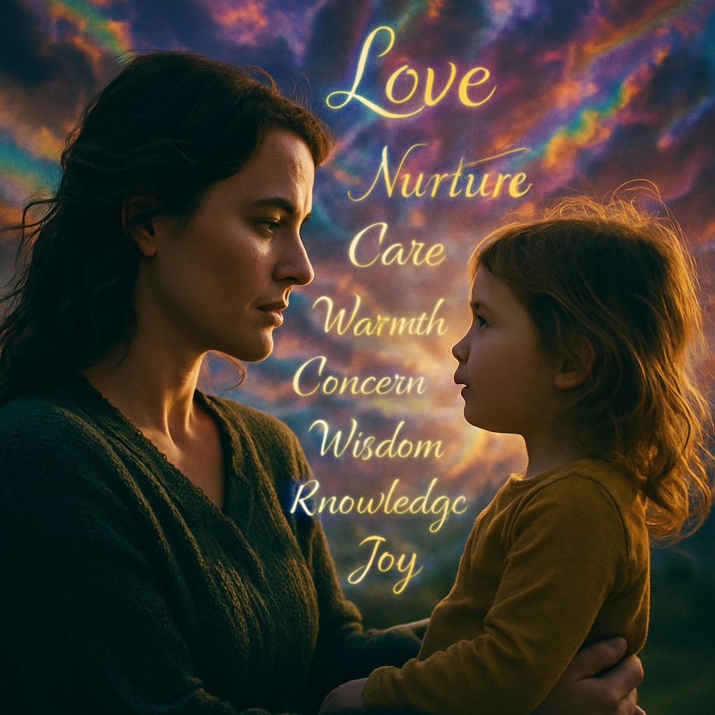 Motherly Love Shines in Vibrant Realism