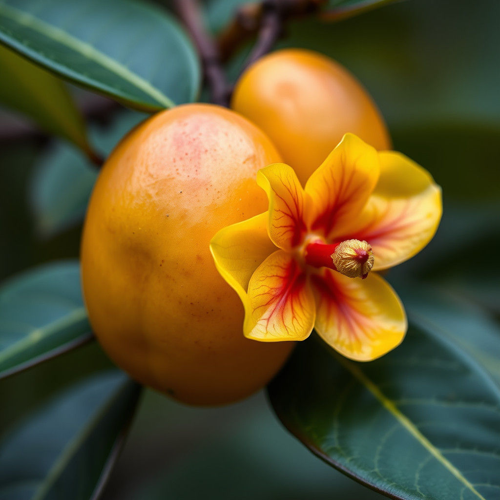 Hyperrealistic Carambola with Intricate Details
