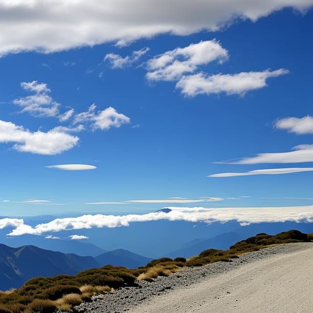 Azure Sky with Fine Clouds