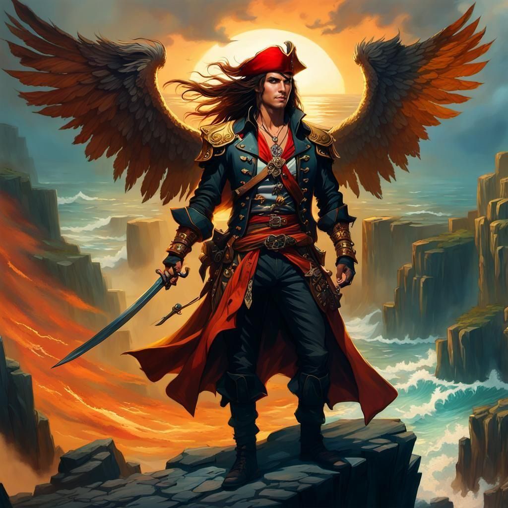 Young Pirate Captain Ready for Adventure