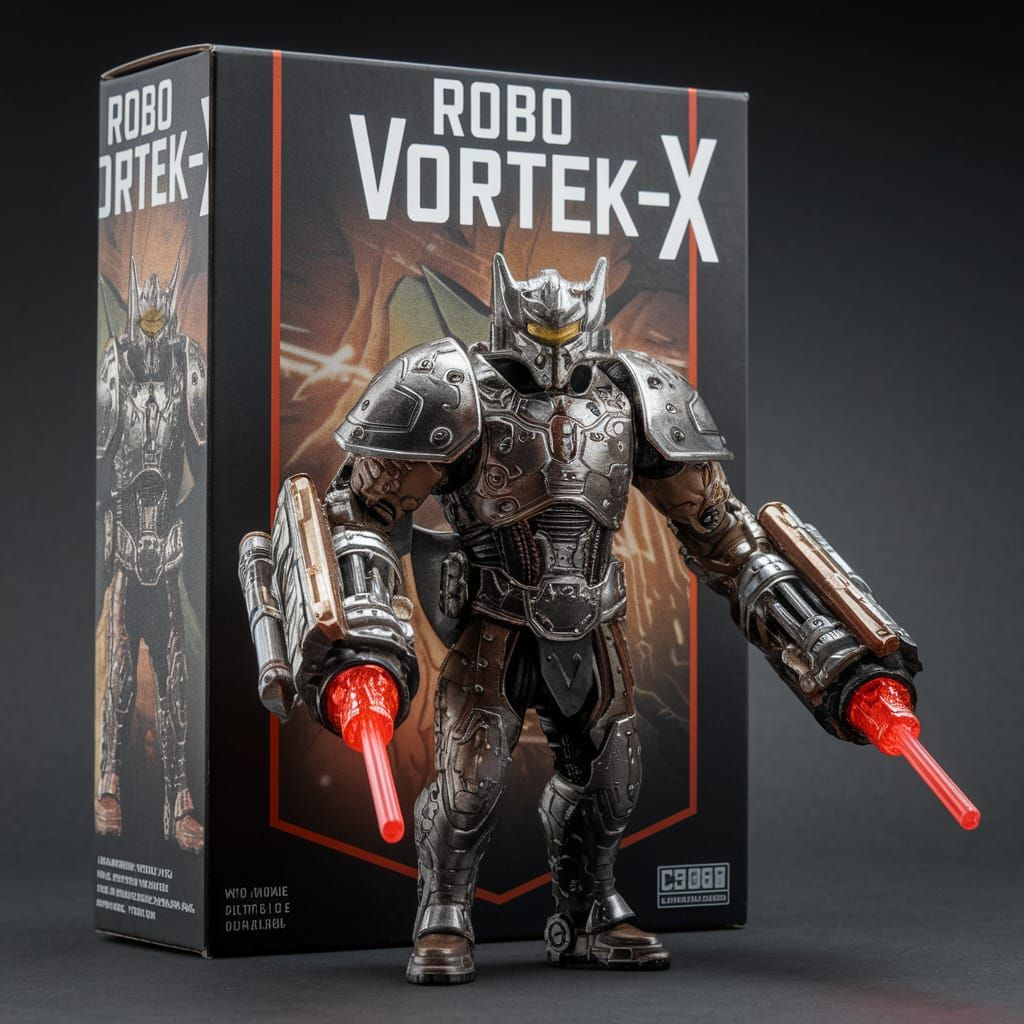 Sleek Robo Vorteck-X Action Hero in Original Box
