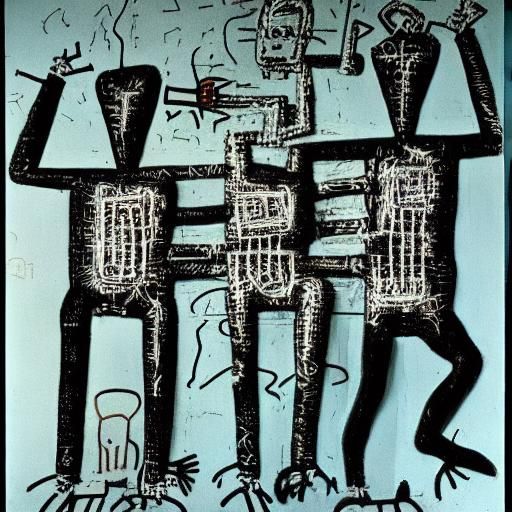 Surreal Tin Man, Mixed Media Art Style