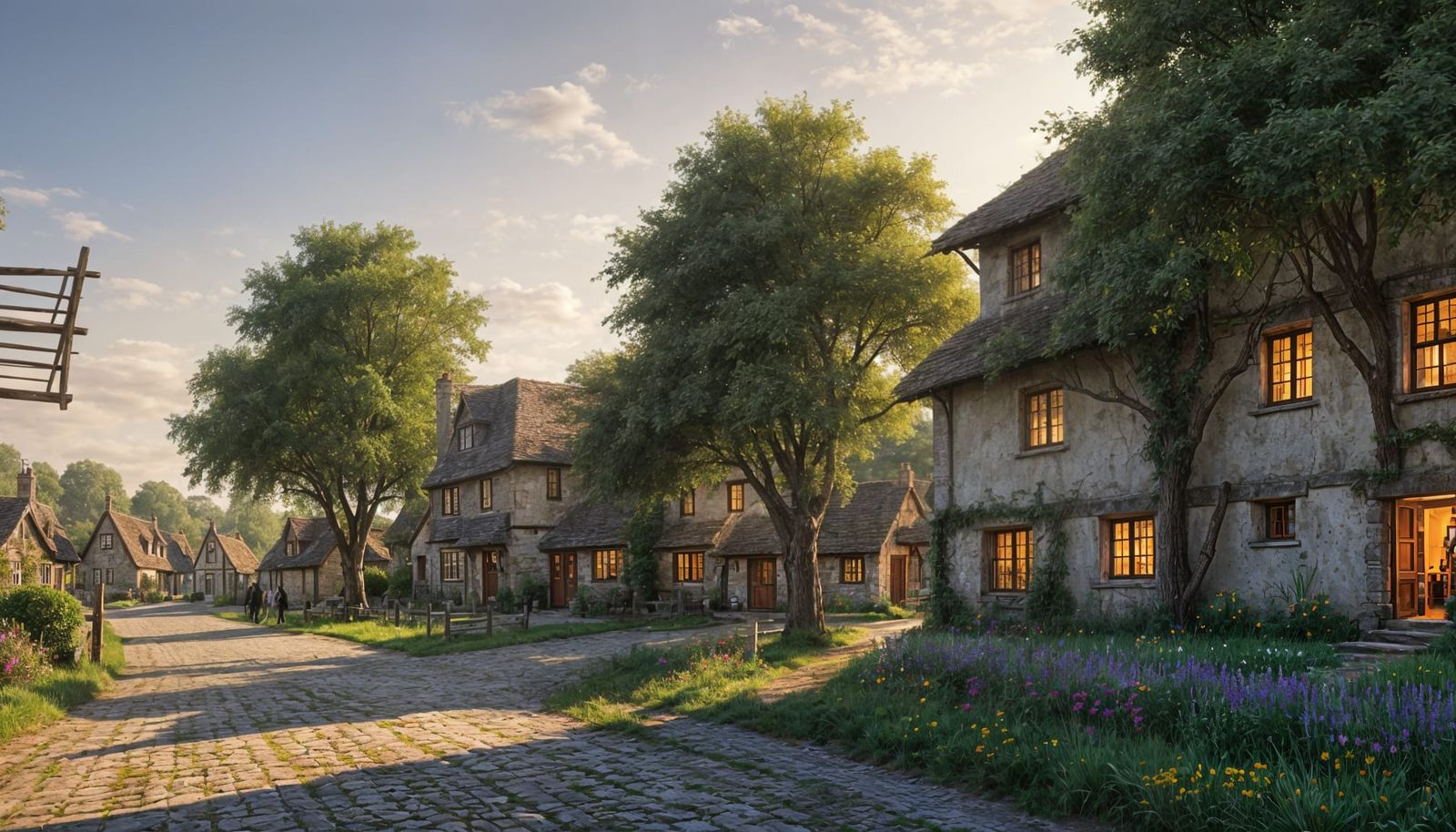 English Village in 18th Century Style