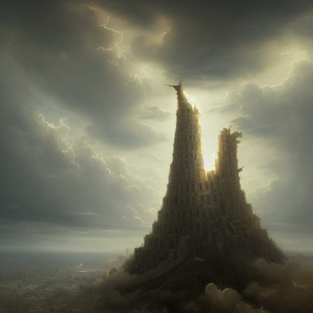 Tower of Babel Concept Art in Unreal Engine