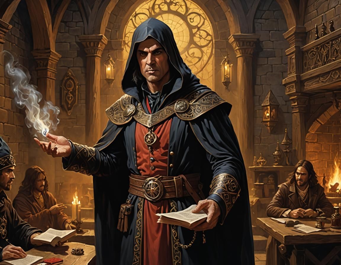 Fantasy Cult Leader Explains Plan in Inn Room