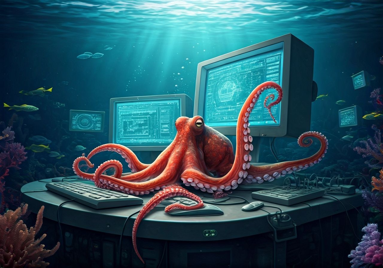 Octopus Supercomputer in Underwater Lab