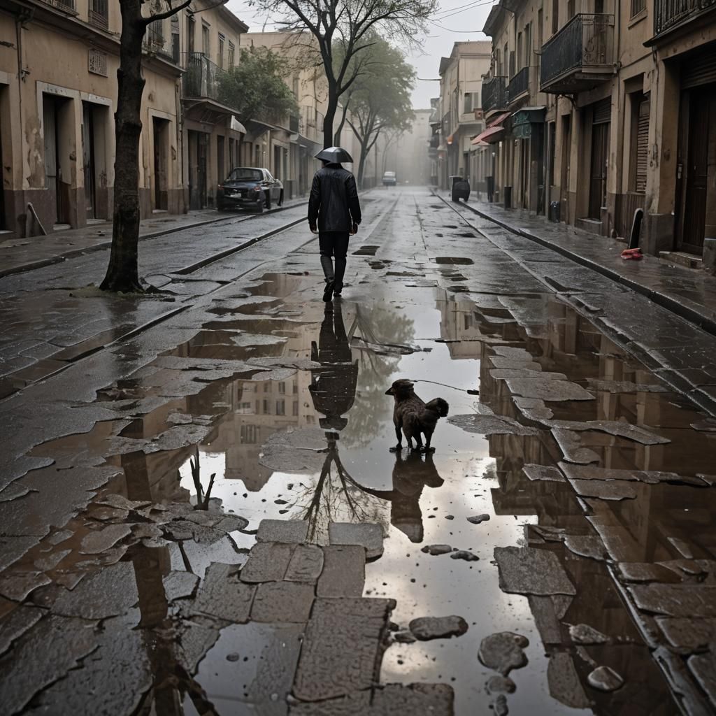 Rainy Streets: A Cinematic Masterpiece