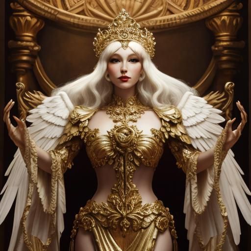 AI Generated Image of a Cherub