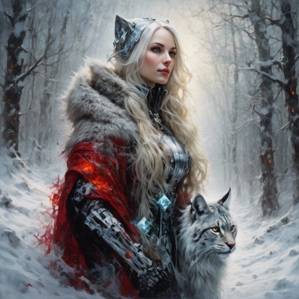 " jamais sans mon Roi Lynx ... 🖤❣️🖤 "