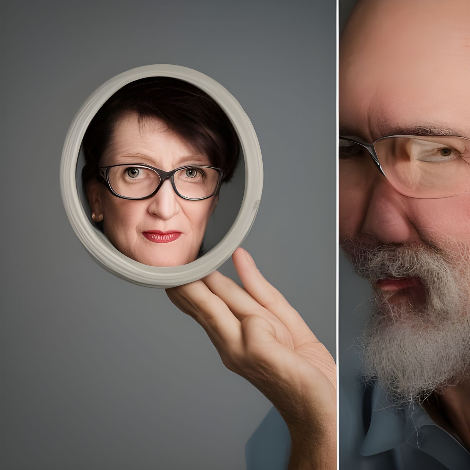 Intense Psychiatrist Portrait in Professional Photography St...