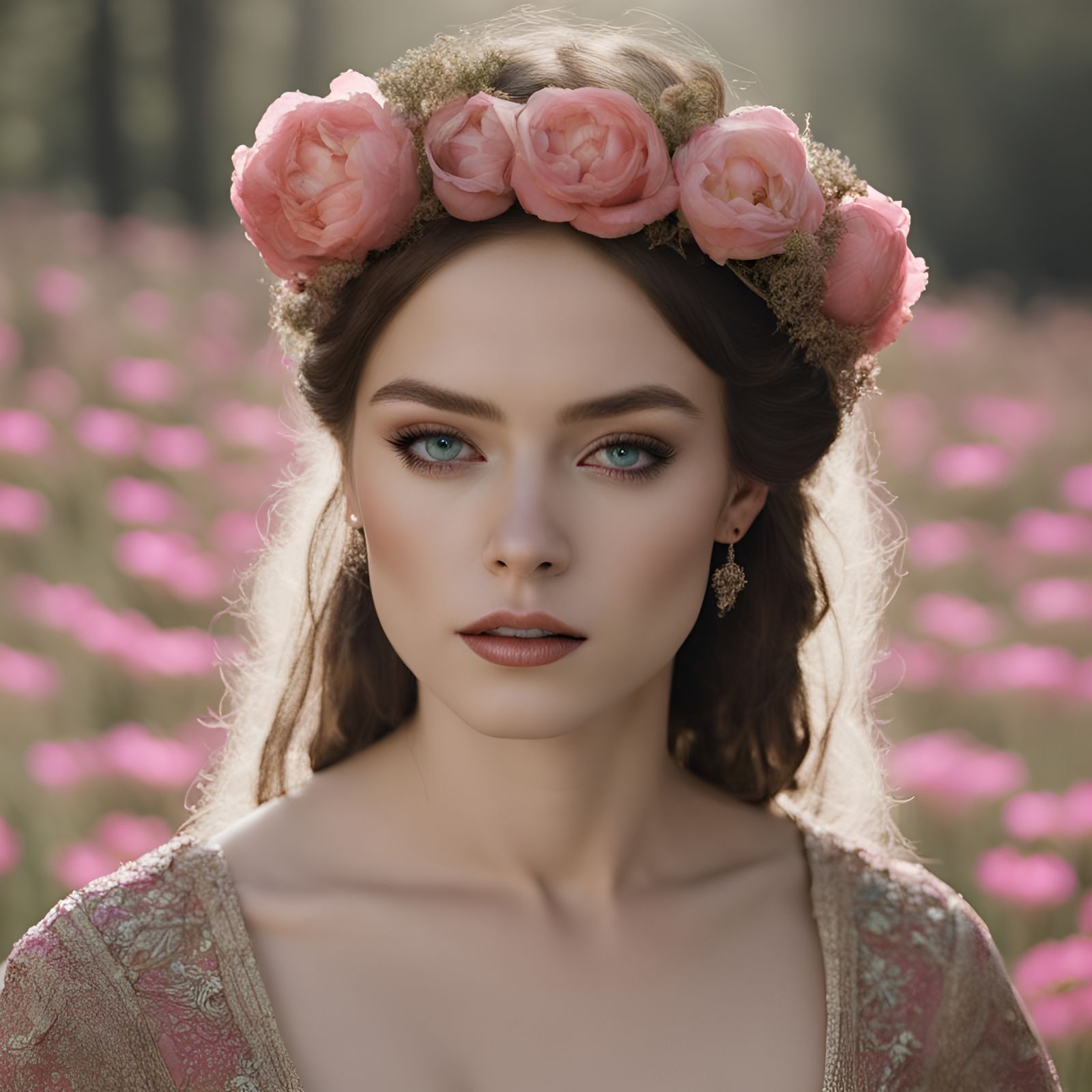 Abstract Beauty Concept Realized by AI