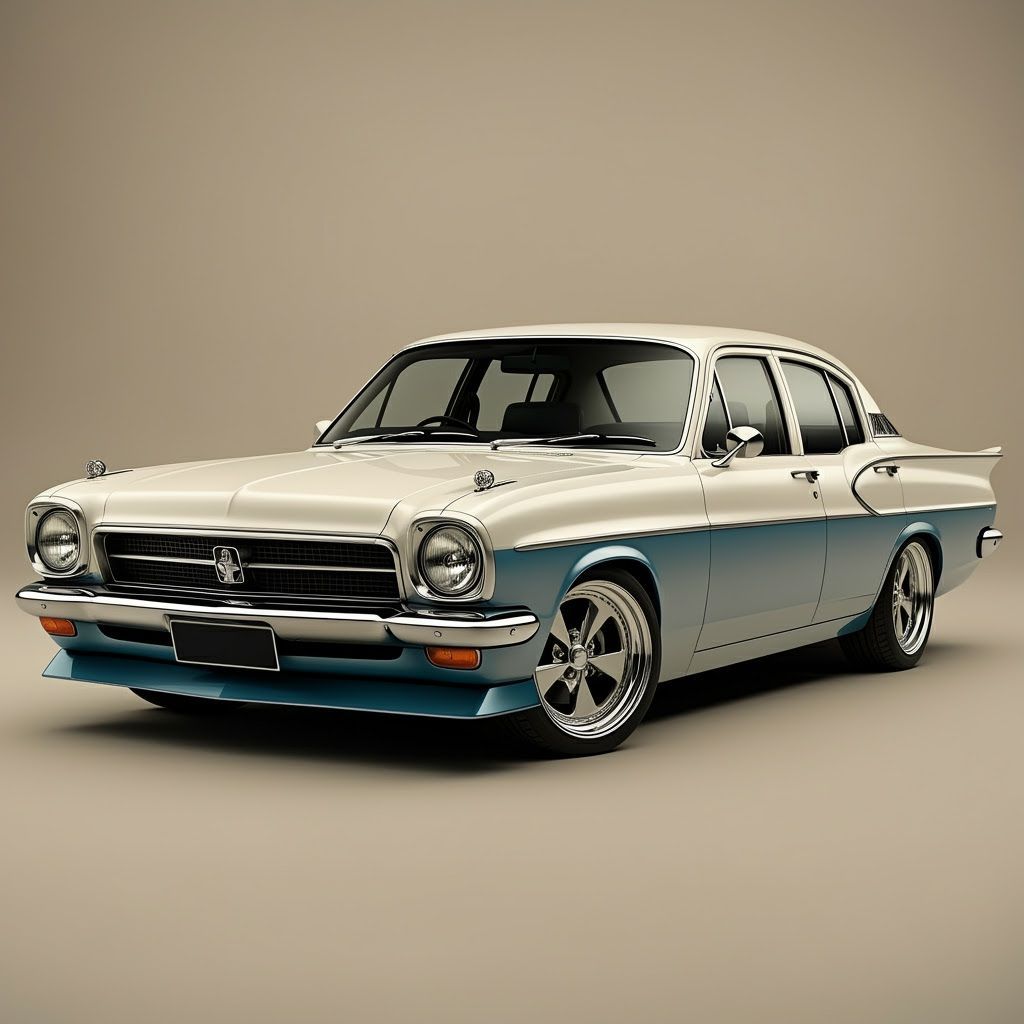 Retro-styled Holden VX Commodore with 1959 FC Elements