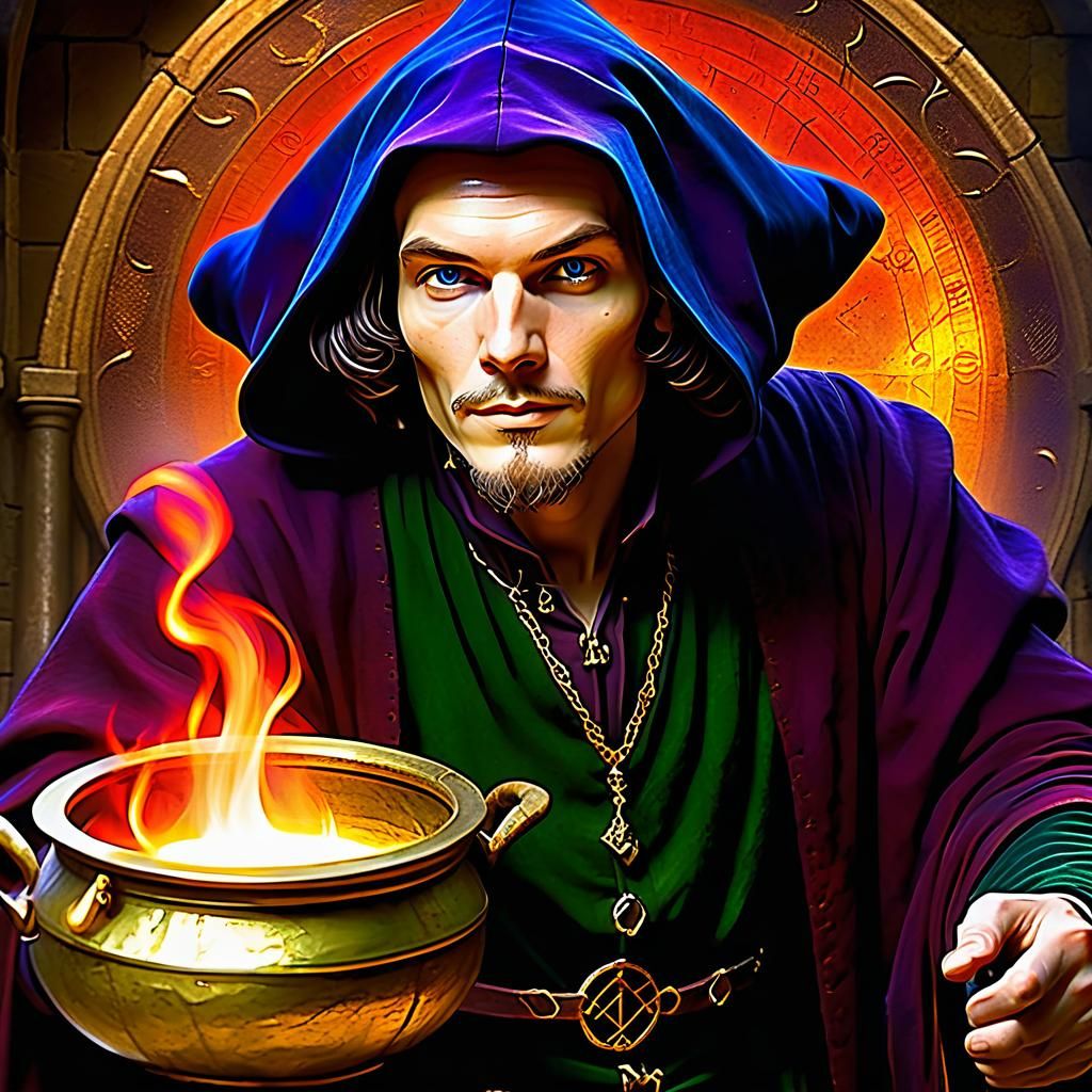 The Mysterious young Figure Nicolas Flamel, makine gold out of lead