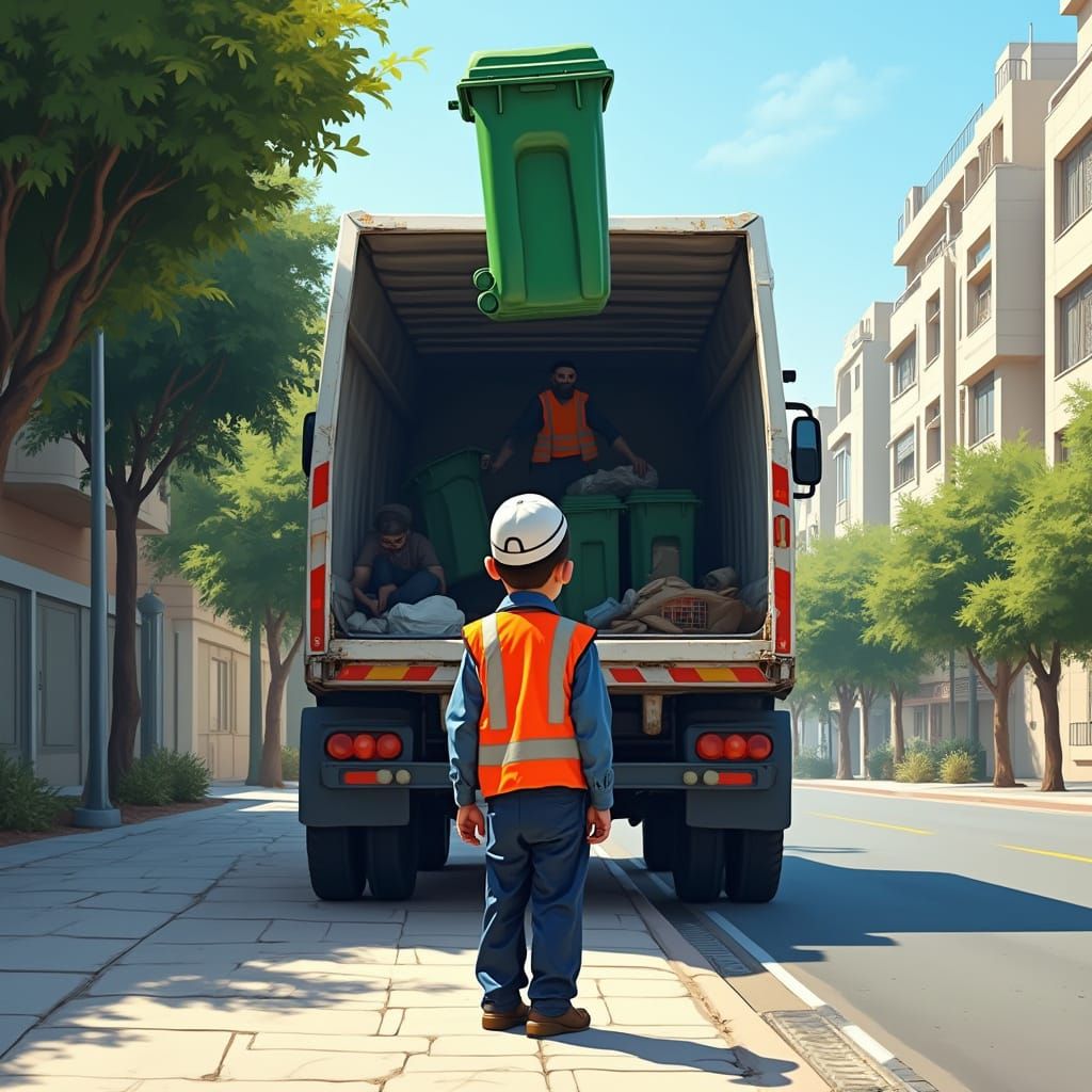 Serene Moment in Israeli Neighborhood, Inspired by Tradition...