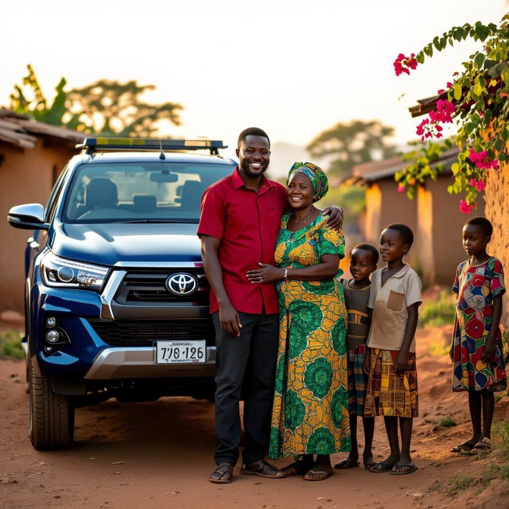 Emotional Reunion in Rural Africa: Afrofuturism Still