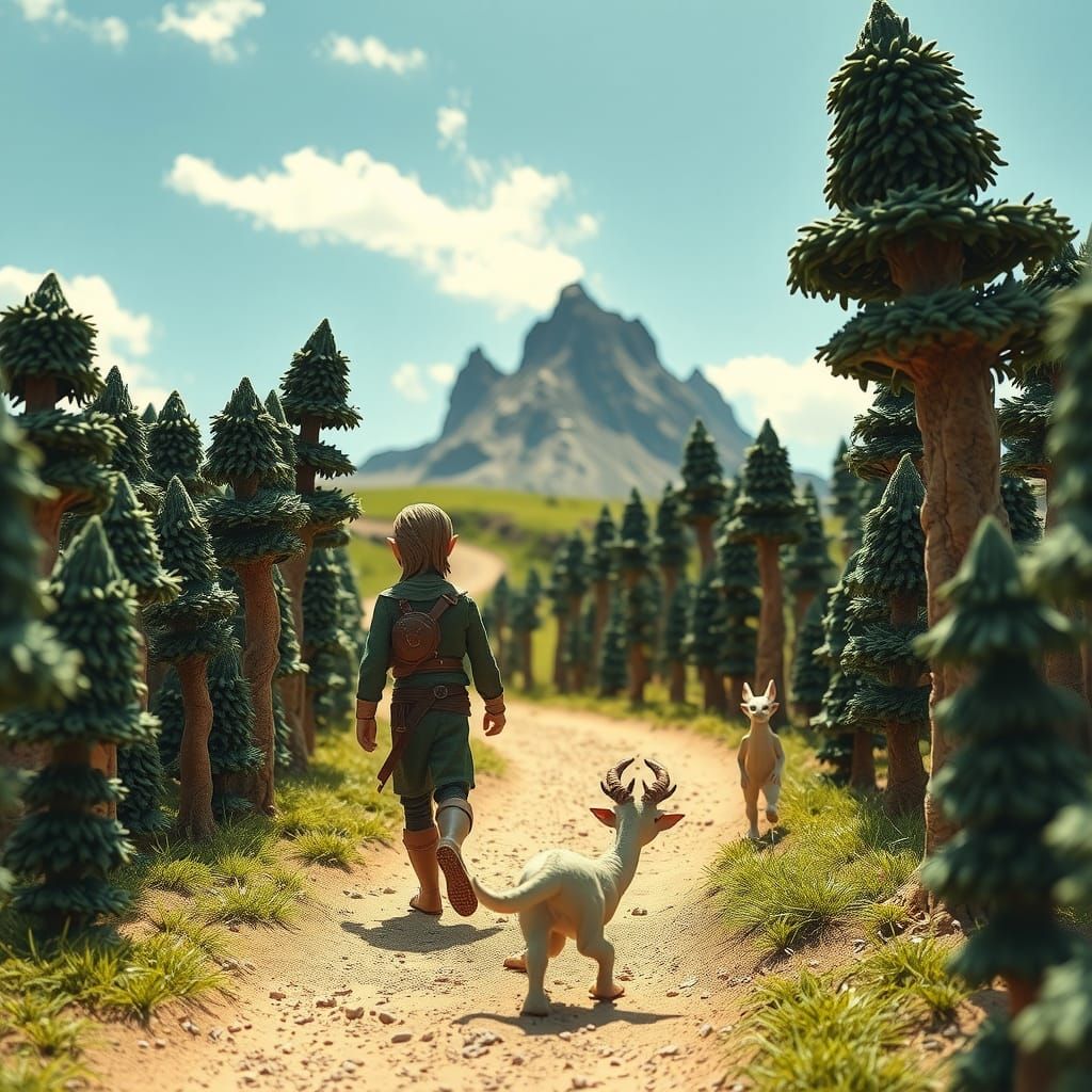 Dragon quest franchise claymation hero journey traveling on ...