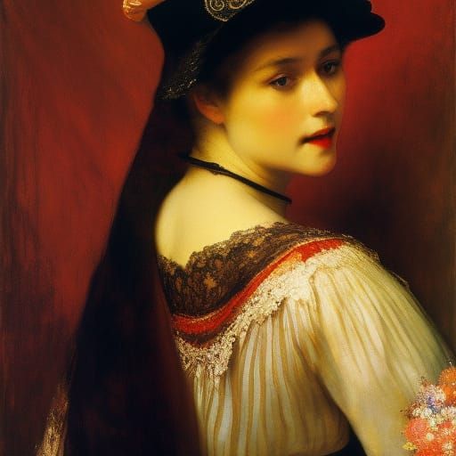 Vampire Portrait in Style of Old Masters