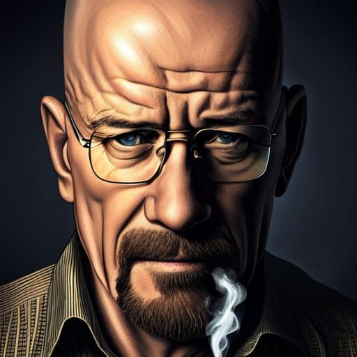 Walter White Smoking Crack Cocaine: AI Generated